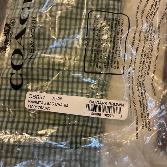 Coach Extra Large HangTag Charm - Picture 8 of 14